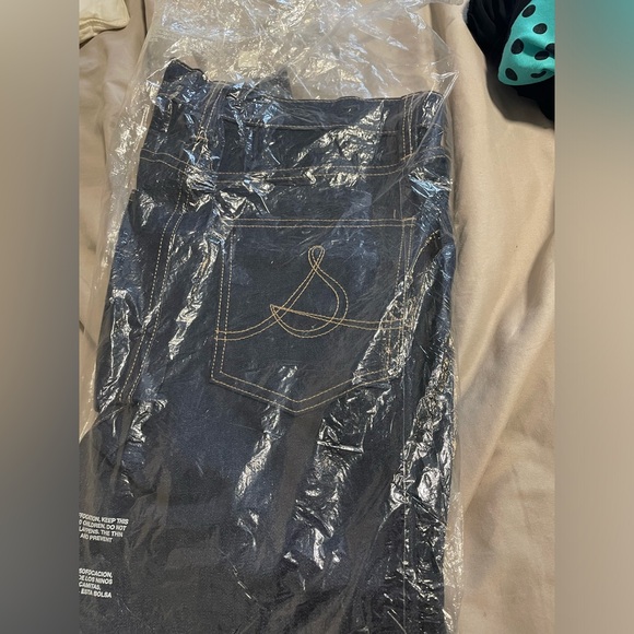 Stop staring high-rise dark wash jeans size 14 NWT - Picture 4 of 12